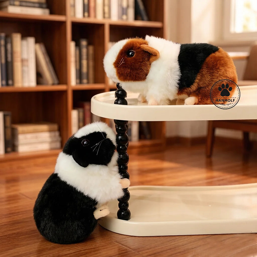 Realistic Plush Guinea Pig (19cm)