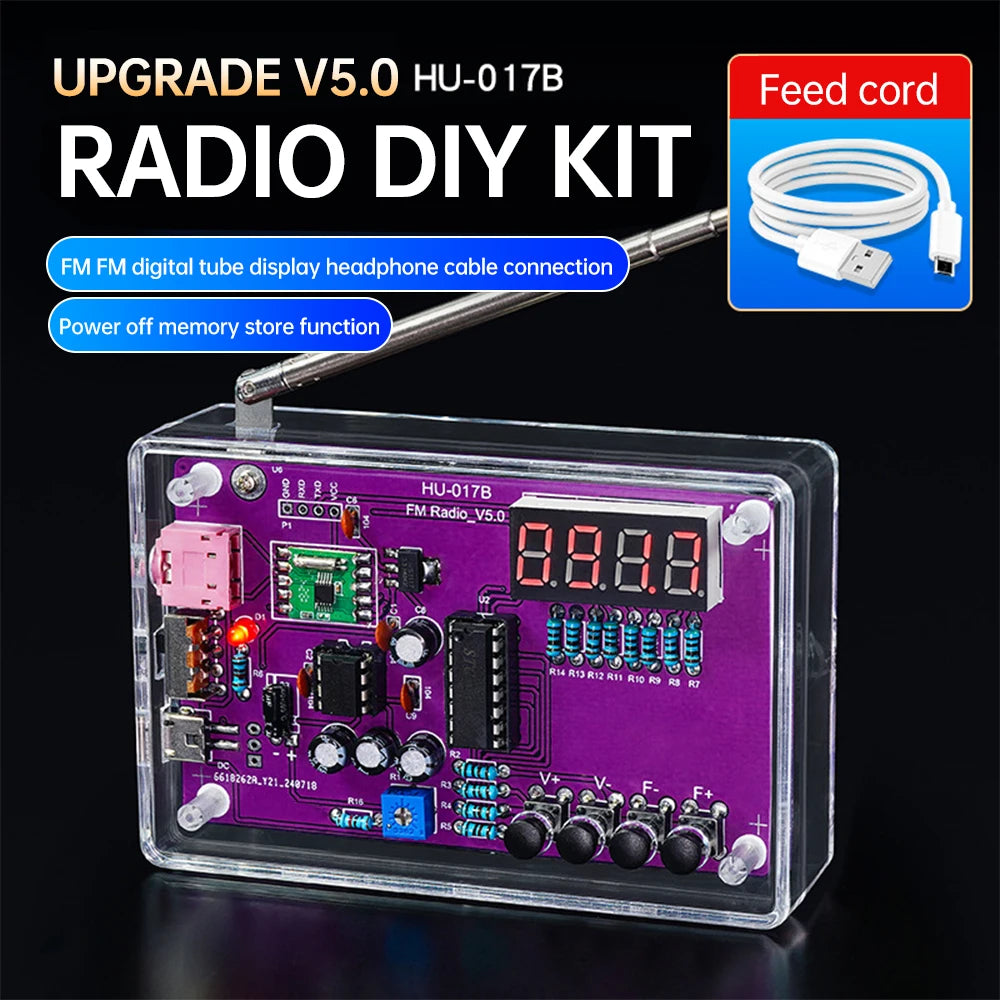 DIY FM Radio Kit (87–108MHz)
