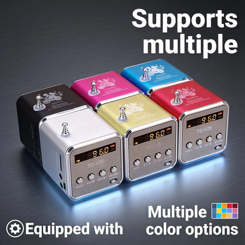 Portable Mini Bluetooth Speaker with FM Radio