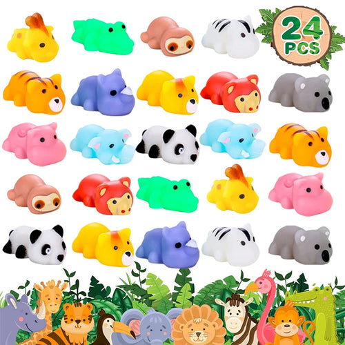 Mini Mochi Animal Squishies (24 Pcs)