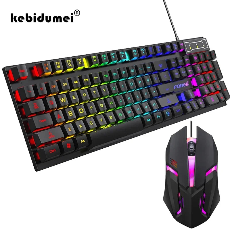 RGB Backlit Gaming Keyboard & Mouse Set