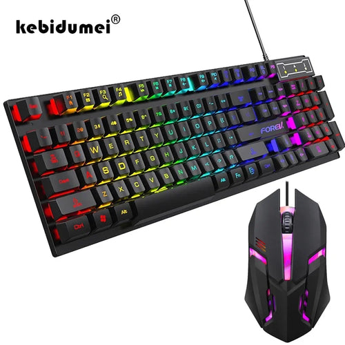 RGB Backlit Gaming Keyboard & Mouse Set